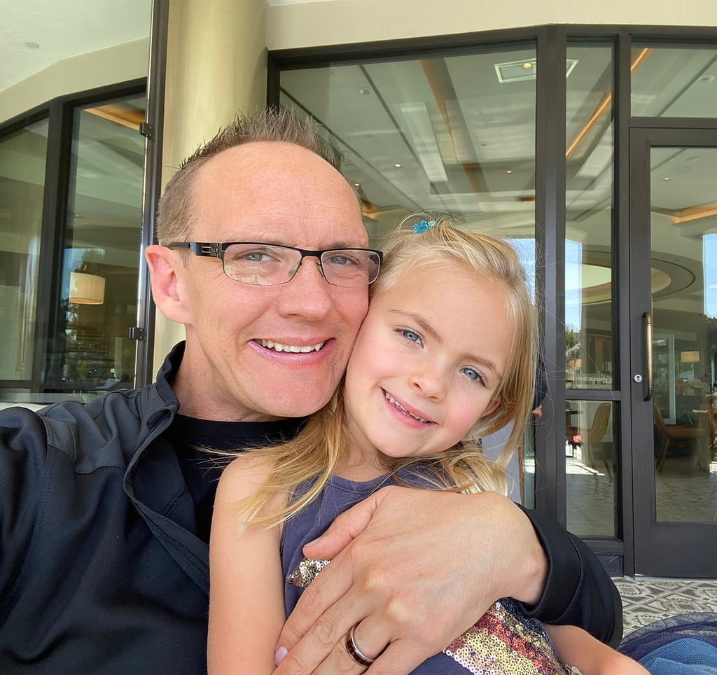 Ember Founder and CEO, Clay Alexander, with daughter