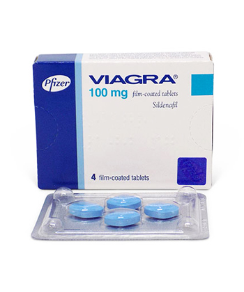 Buy ED Tablets containing 100 mg sildenafil, such as Viagra, online in the United States.